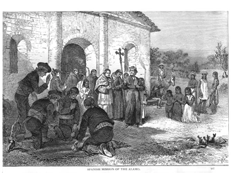 Misión española del Álamo, de 